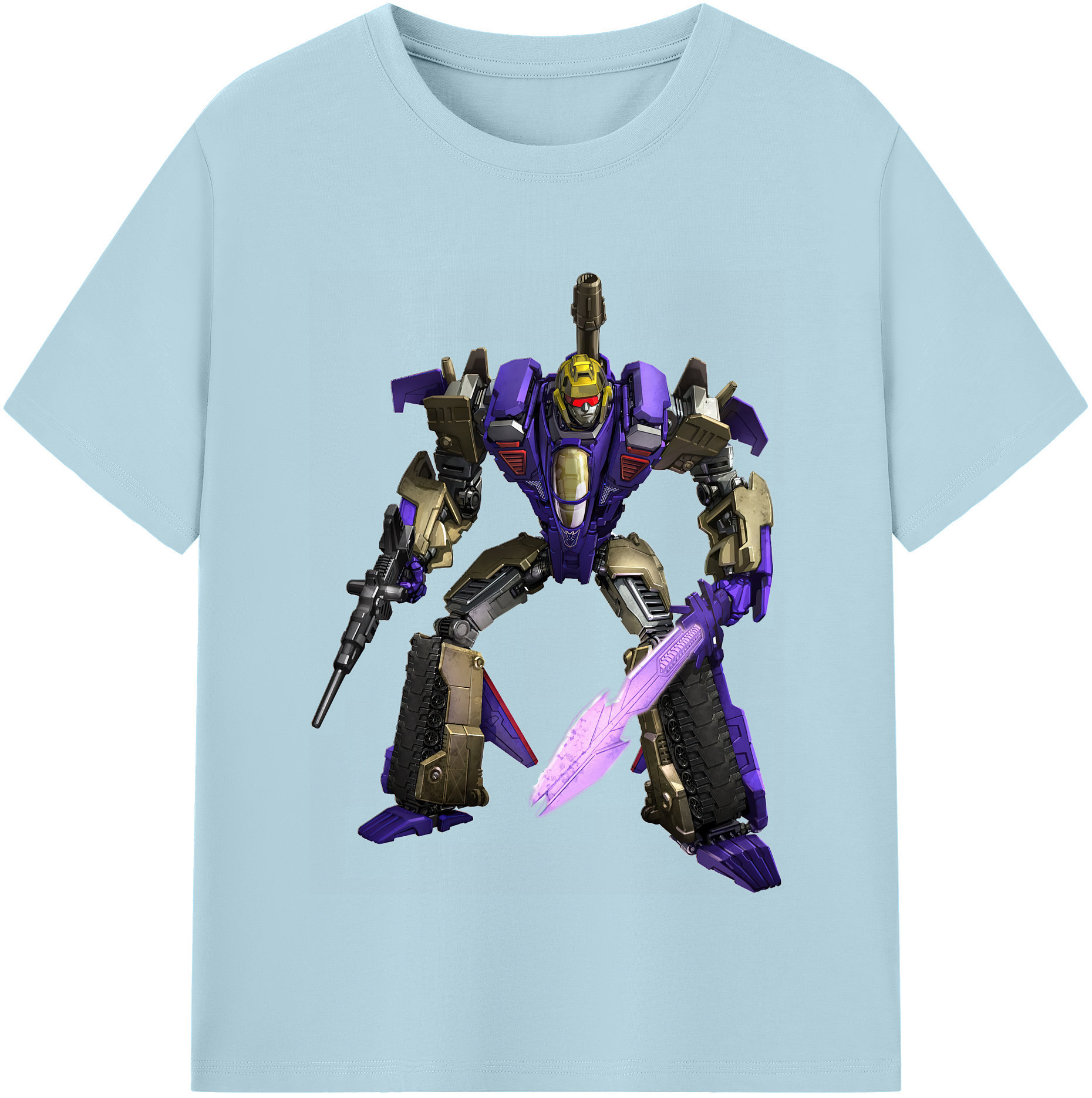 （画像用） Transformers トランスフォーマー 綿100％半袖Tシャツ（フロントプリント）